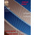 适用纺机导辊包胶验布卷布机滚轮防滑胶皮滚筒包胶糙面颗粒带辊轴传动 蓝色颗粒整卷100米宽40mm