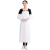 白色防水围裙厨房洗碗海鲜水产专用pvc加厚耐弱酸碱专用围腰 35丝白色围裙110*80+袖套