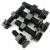 俱威 螺栓 8.8级发黑外六角螺丝螺母平垫弹垫四件组合（淬火）M12*65(5套)