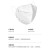 谋福（CNMF）N95防护口罩一次性白色3D立体独立包装防尘口罩  N95口罩【25只装】