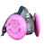 3M6502+2091硅胶防尘毒面具罩 呼吸防护各类颗粒物电焊烟口罩