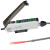 NA-208N 颜色识别对射反射金属光纤传感器放大器光电开关红外感应 双数显光纤传感器NA-208N(NPN)宽尾管可用