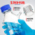 生物补料瓶高硼硅玻璃加料瓶厌氧瓶螺口接口取样瓶生物试剂瓶100/250/500/1 GL45 PP打孔蓝盖