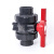 百士安PVC管塑料活接水阀球阀DN20 (内径25mm)（三个）