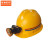 京洲实邦 煤矿专用头灯安全帽带头灯的矿工帽带灯头盔强光石油井下地 蓝色磨砂带头灯1支