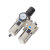 伊莱科气动油水分离器油雾器二联件气动空压机空气过滤器 AC4010-04 