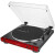 铁三角（Audio-technica）黑胶唱片机 复古胶片唱盘自动手动音乐留声机 AT-LP60X 红色【日本直邮】