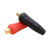 鸣固 电缆连接器 焊把线快速接头电焊机配件对接插头插座焊接耦合器 DKJ10-25 插头+插座（红） MGL1391