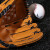 永动神 带棒球 PU加厚垒球棒球手套儿童少年全款 内野投手棒球手套 12.5棕色手套(带软球一个)