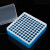 定制塑料离心管盒透明盖PCR管盒样品离心管架离心管盒 0.5ml 72孔
