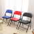 海斯迪克 HKCL-541 办公会议折叠椅 工作培训展会椅 休闲宿舍靠背椅餐椅 蓝色PU