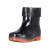 沸耐笙 FNS-22229 防水耐磨加厚劳保工作雨鞋水鞋 低筒黑色（皮口）40 1双