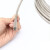 鑫亨达（XINHENGDA）304不锈钢钢丝绳包塑钢丝线超细软晾衣绳子柔软粗 包塑1.5毫米100米送30个铝套