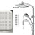 汉斯格雅（Hansgrohe） 柯洛梅达240淋浴管恒温大顶喷淋浴花洒套装杆长约1米 26779