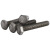 铸赢工业 4.8级本色碳钢六角螺栓 4.8级本色全牙螺纹螺丝 M14*100(P2.0)（20个）