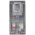 德力西电表家用电表箱锁透明单相防水出租房220v一表套装塑料表箱 箱子+电表+漏电