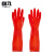 回力 牛筋乳胶手套 HL-6620 红色 M码 1双（5双起订）