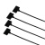海斯迪克 标牌式尼龙扎带 电线分类扎带 多功能绑带2.5*100mm白色(100根) HKHE-060