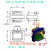 EE13电蚊拍专用变压器 电蚊拍配件 高频变压器线圈匝数可定制 EE15 (4+2)1300T