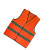 Raxwell(瑞克维尔) XRRK-03033   反光背心 双杠魔术贴款 荧光橘 均码 单位：件