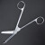 海斯迪克 不锈钢手术剪刀 实验室用多功能医疗剪 弯圆14cm