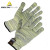 代尔塔 DELTAPLUS 202016防割手套 通用劳保耐磨抗撕裂工作手套 食品安全型防切割手套 9码1副 黄灰色 9码