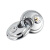 雨素 挂锁 小锁 不锈钢圆饼锁 防盗锁 门锁柜子锁 80mm