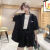 FRYZ职业女装高端套装高级感夏季款法式时尚穿搭显瘦短袖小西装女士20 1206#黑色 （套装）套 S 85-110斤