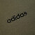 ADIDAS阿迪达斯短袖2024夏季新款男子休闲简约纯色半袖透气圆领运动T恤 橄榄绿JI5072 S