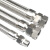 304不锈钢编制网波纹管防爆扰性连接管挠性穿线软管工业钢丝金属 DN15*500mm 有效线径10