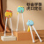 儿童筷子训练筷3岁6岁家用木质辅助器防滑宝宝专用硅胶学习 小熊学习筷2双