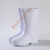白色靴耐用高筒加棉靴雨鞋耐油耐酸工厂厨房保暖雨靴EVA胶鞋 白色高帮EVA(不加棉) 36