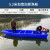 双层牛筋塑料船渔船小船加厚pe钓鱼船塑胶冲锋舟橡皮艇可配船外机 2.5米加宽