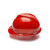 HKNA 安全帽工地施工电力建筑领导定制印字防撞劳保头盔ABS高强度 进口PE中国红SPA帽衬