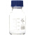 蜀牛蓝盖试剂瓶100-20000ml螺纹口玻璃丝口化学广口样品实验棕色 100ml透明蓝盖普通料