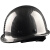 婕茵桐定制logo黑色安全帽工地国标ABS头盔碳纤维花纹帽领导监理 亮黑色V型 碳纤维花纹