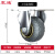 震迪轮子橡胶工业设备轮重型轮手推车轮货架减震轮DR128定向3寸单个装