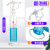 玻璃翻泡瓶 测定汞含量具三路活塞翻泡瓶冷原子测汞吸收还原瓶8/1 测汞三通管 15ml