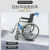轮椅老人可折叠轻便带坐便器手推车残疾人多功能便携 [推荐]机械-全躺双坐垫带便桶