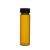 白色透明 小样瓶 留样瓶 玻璃螺口试剂瓶 精油瓶试样瓶定制 40ml棕色27.4*96mm
