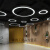 LED圆形圆环吊灯个性店铺大堂工业风圆圈工程环形吊灯 白框-直径1800mm-180瓦