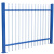 龙禹盛 围墙锌钢栅栏铁艺防护围栏 1.8m高3根横梁1m 一个价