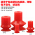 机械手配件真空吸盘工业B5/B8/B10/B15硅橡胶高回弹吸盘吸嘴气动 B8-S硅胶(红色)