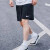 耐克（NIKE）男装运动套装24夏新款跑步健身训练背心T恤梭织五分裤短裤两件套 FB7915-100和BV6856-010 S(165)