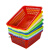 塑料框筐篮子长方形厨房洗菜篮镂空周转框沥水大号加厚配货工业品 长24×宽17×高7 颜色备注就可以