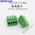 15EDGK-3.5MM插拔式对接插头绿色接线端子焊PCB板孔座2-24P小间距 8P K插头