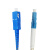 QSKY 电信级光纤跳线 SC-LC(UPC) 单模单芯 光纤线 收发器尾纤 3米