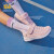 Skechers斯凯奇夏季儿童运动鞋女大童大网孔透气跑步魔术贴小白鞋664158L