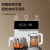 美菱美菱（MeiLing）家用饮水机智能语音控制炫彩玻璃大屏茶吧机 乳白色 温热型