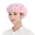 澳颜莱棉厨师帽女可调节厨房做饭防油烟餐厅工作帽防掉发卫生护士帽子 (粉色)韩版